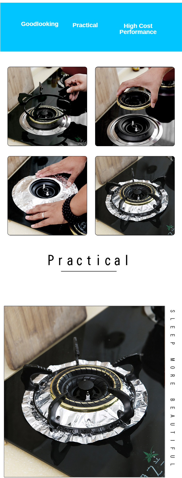 Buy Wholesale China Round And Square Disposable Silver Aluminum Foil