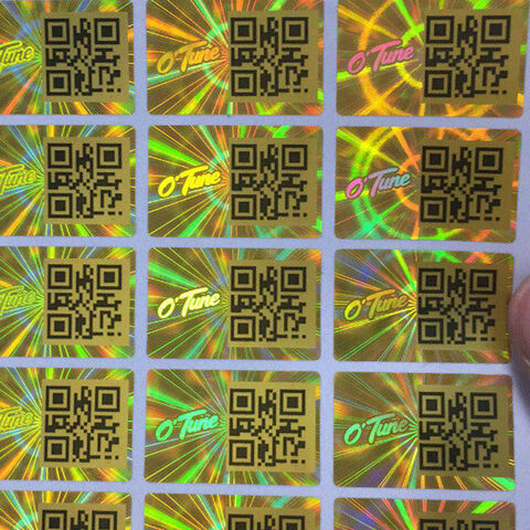 Custom Holographic Stickers | Upload Your Image, Logo, QR Code, Text - Waterproof Vinyl Labels For Business & Personal