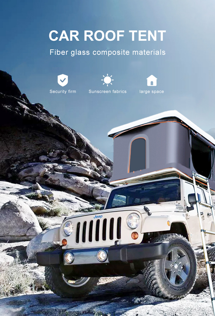 Buy Wholesale China Custom Hard Shell Car Roof Top Tent Outdoor Folding ...
