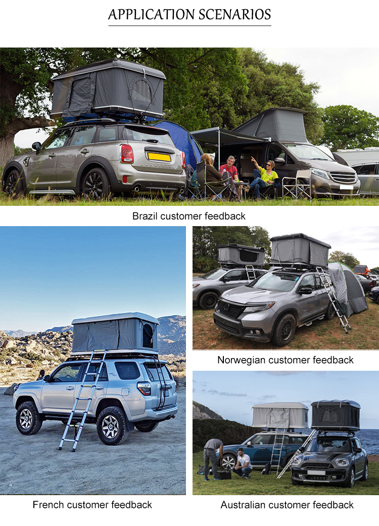 Buy Wholesale China Roof Tent Top Hard Shell Camping Auto Dachzelt 4 ...