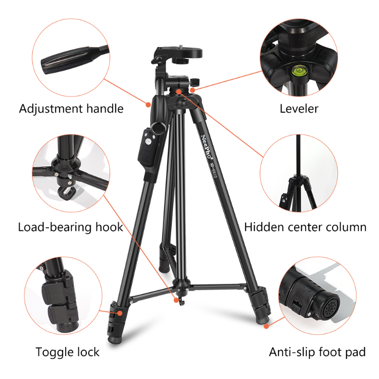 Buy Wholesale China Aluminum Pro Overhead Lightweight Tripod Portable ...