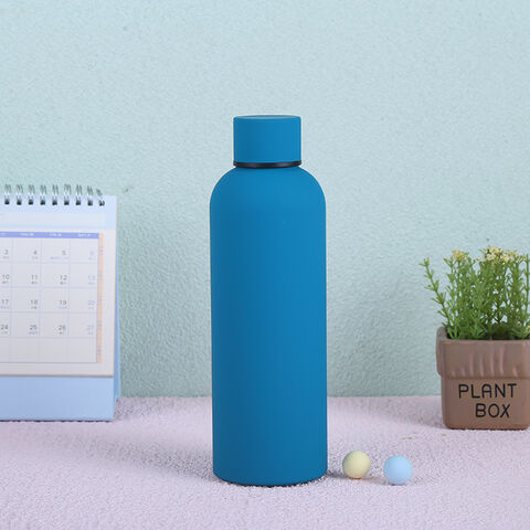 Botella de agua de acero inoxidable promocional con aislamiento al vacío de doble pared, 500 ml, para deportes