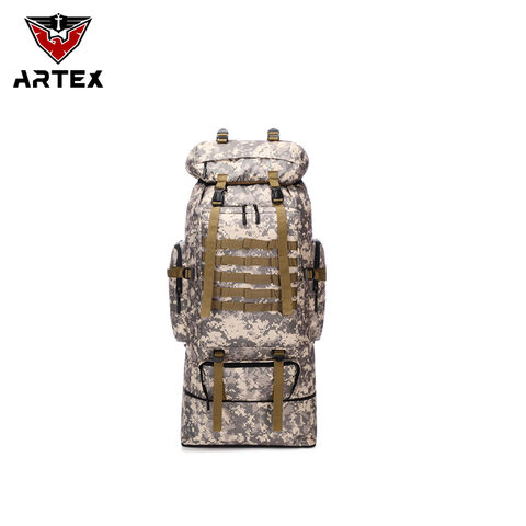 70L Camping Hiking Military Tactical Backpack Outdoor Water-Repellent  Adjustable Sport Bags