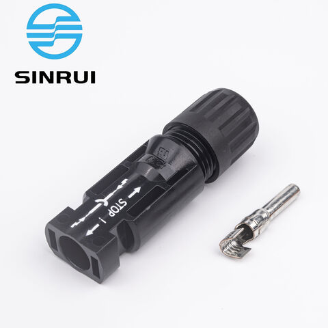Conector Solar Fotovoltaico MC4 1000V 30A 50A IP68 para Conexión de Cable Solar - Conectores para Paneles Solares