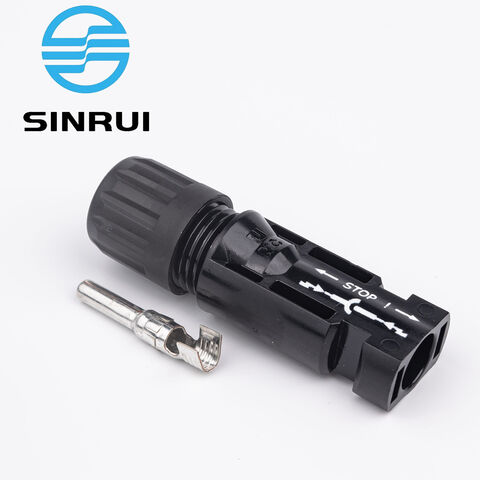 Conector Solar Fotovoltaico MC4 1000V 30A 50A IP68 para Conexión de Cable Solar - Conectores para Paneles Solares