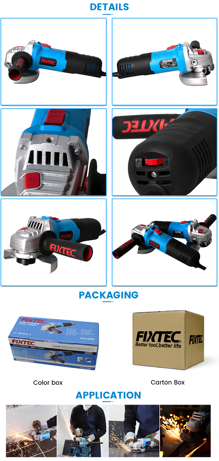 FIXTEC 4V Cordless Mini Grinder