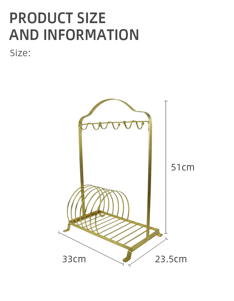 Buy Wholesale China Elegant Luxury Gold Flatware Dish Rack Mug