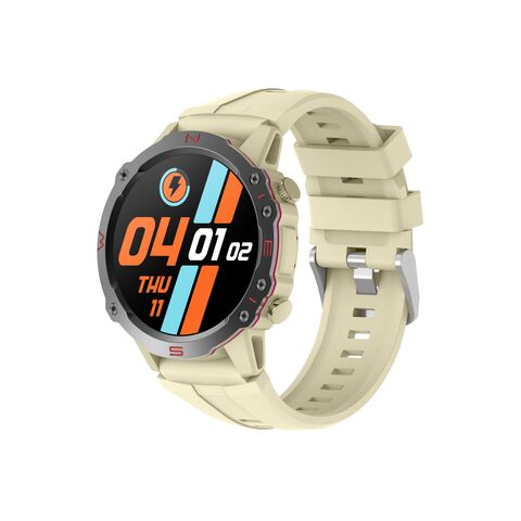 Montre Connectée Femme Homme Repondre Appel avec Résolution Ronde 360*360  Étanche IP67 Fréquence Cardiaque SpO2 Tensiomètre 20 Modes de Sport Rappel