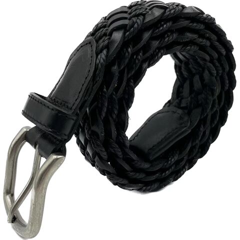 Buy Wholesale China Popular Hand Braided Genuine Leather Belt Braided Belt  & Braided Belt at USD 2