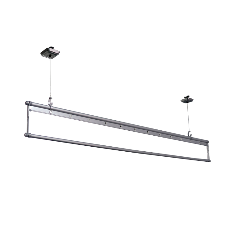 High Quality Silver Color Aluminum Material Single Pole Hand Lift ...