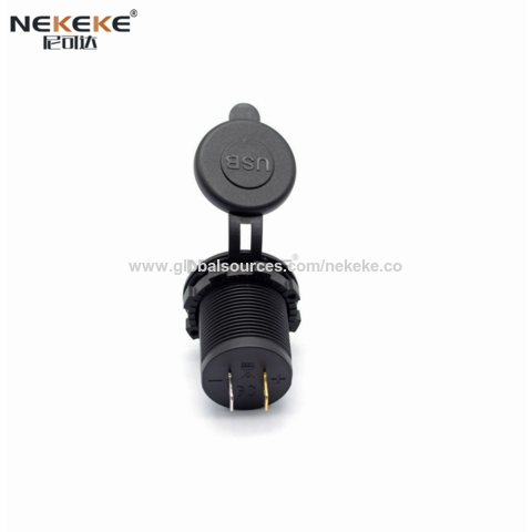 Buy Wholesale China Nekeke Dual Usb Car Charger Socket With On/off Touch  Switch 12v/24v 4.2a Car Charger Socket Adapter Power Outlet With Blue Light  & Electrical Socket With Usb at USD 5