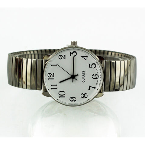 Relojes Para Hombre Promoción De Moda Estilo Simple Reloj De Banda De Acero  Inoxidable