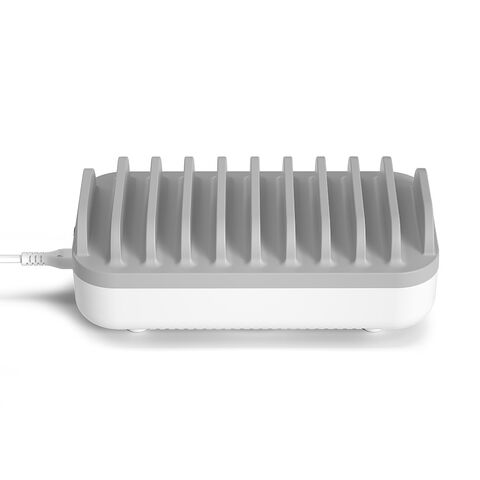 Estación de carga USB PD universal de 10 puertos para escritorio, electrónica, portátil y móvil, para múltiples dispositivos