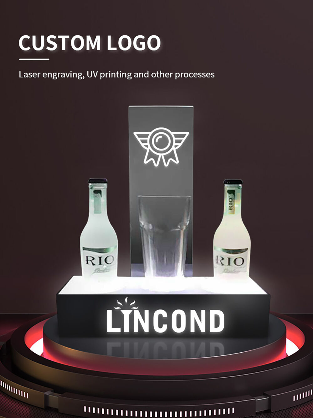 Buy Wholesale China Oem Bottle Presenter Serving Trays Bottle Cage