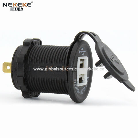 12V Waterproof Car Auto Tractor Cigarette Lighter Power Socket