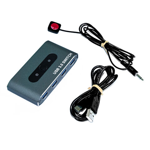USB 3.0 Switch Selector, Bi-Directional USB Switcher 2 in 1 Out / 1 in 2 Out