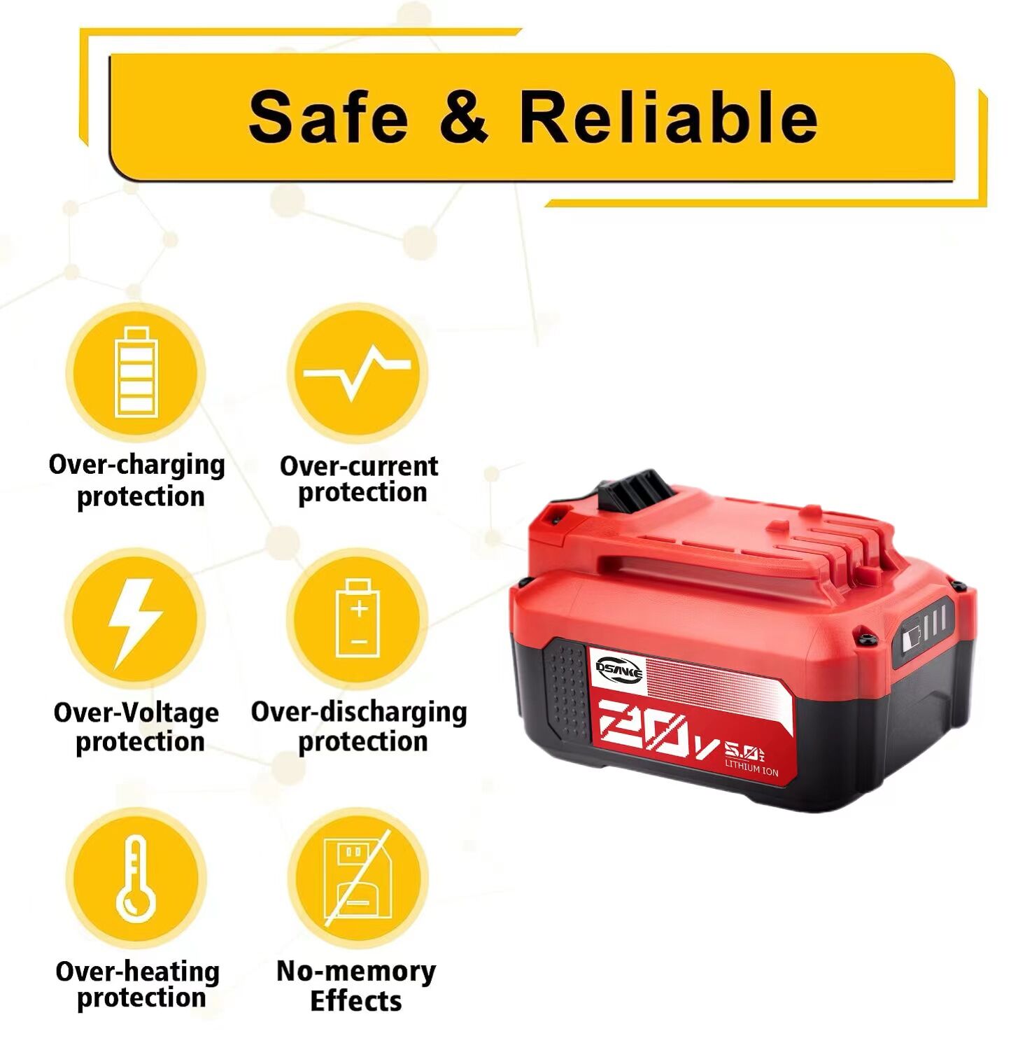Buy Wholesale China Craftsmans Batteries 5ah Replacement Cordless