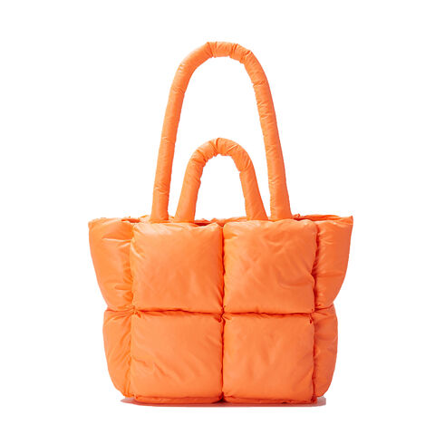 Buy Wholesale China Custom Winter Handbags Padded Nylon Puffy Tote