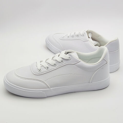 Custom Upper Blank Casual Canvas Men s Shoes White Sneakers 5.91