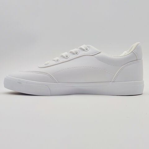 Custom Upper Blank Casual Canvas Men s Shoes White Sneakers 5.91