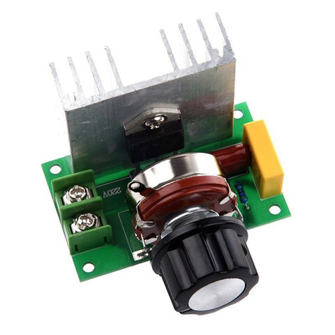 Buy Wholesale China 4000w 220v High Power Voltage Regulators Scr Speed  Controller Electronic Voltage Regulator Governor Thermostat Hr & Voltage  Regulator Ac 220v 4000w High Power Dimming at USD 1.53