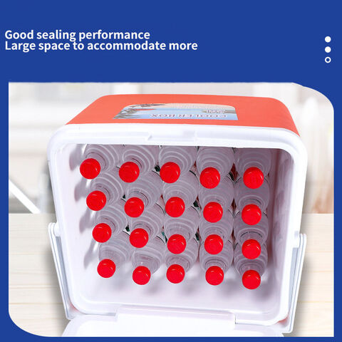 Insulated Cooler Box 8L Portable Outdoor Camping Picnic Ice Box Frozen Waterproof Storage Plastic Cooler Box