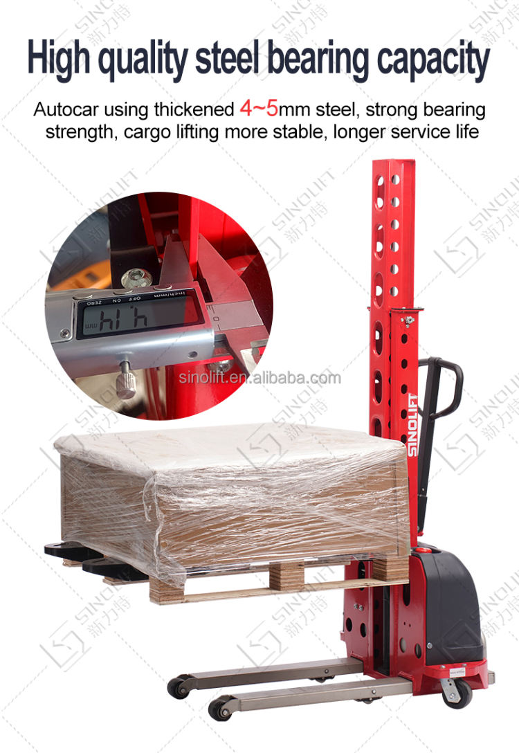 Bulk Buy China Wholesale Sinolift Sdyg Series Semi Electric Stacker ...