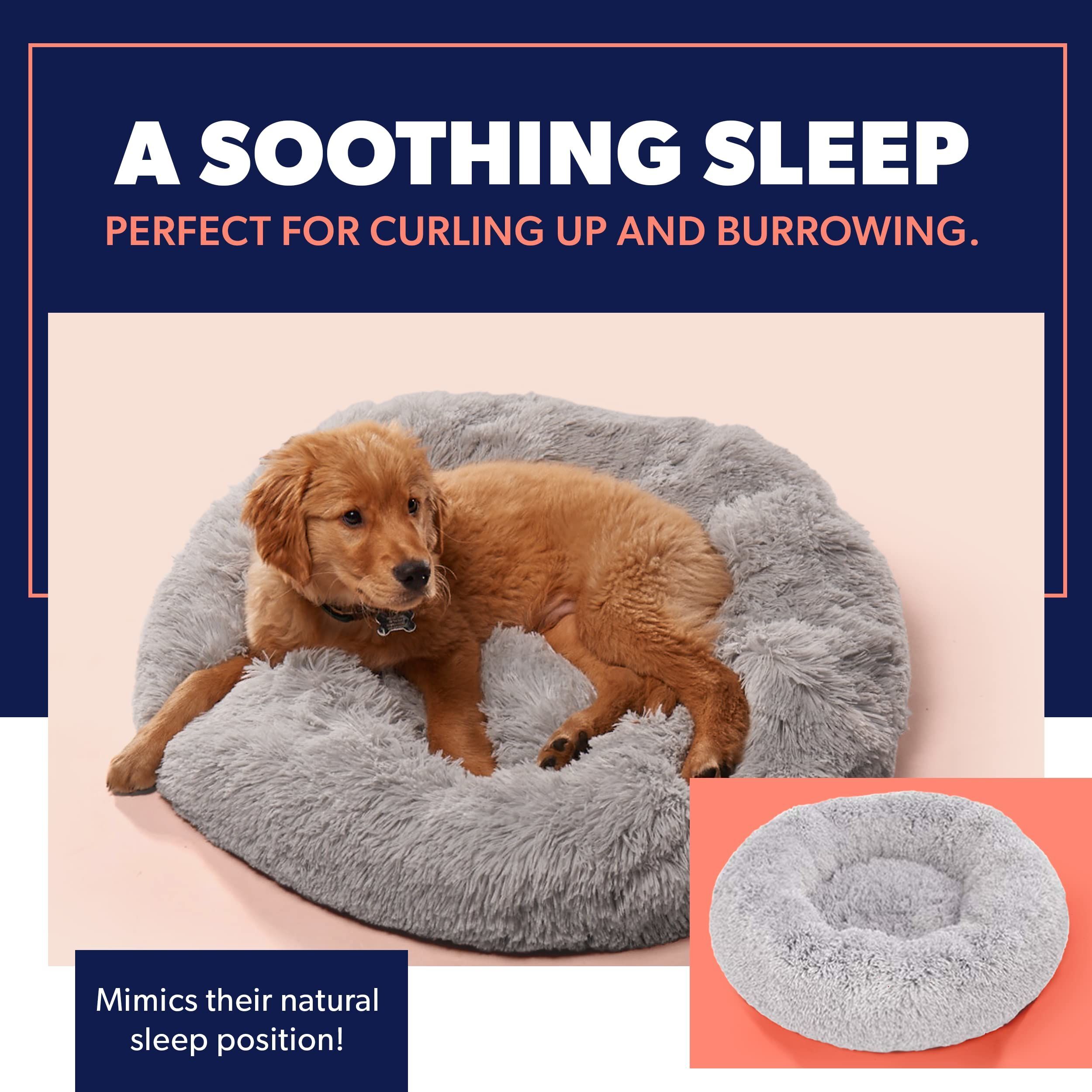 Buy Wholesale China Wholesale Dog Pet Plush Calming Dog Beds, Donut