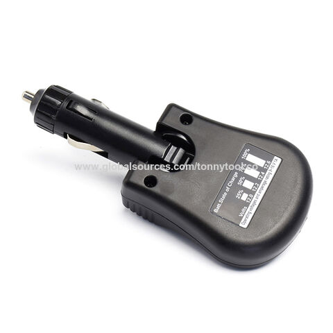 Probador/Analizador de Voltaje de Batería y Alternador de Vehículo con Pantalla LCD para Baterías Automotrices de DC12V