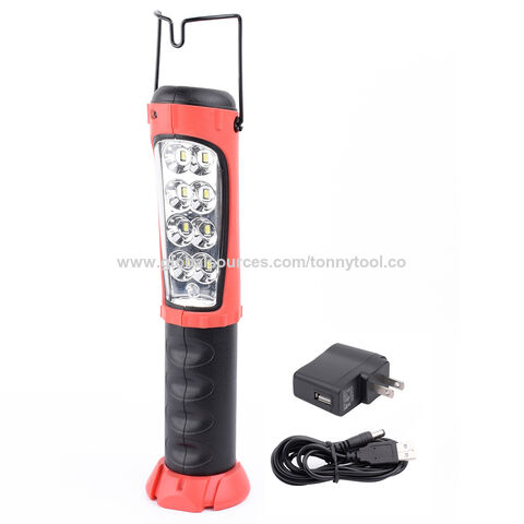 Spot LED Rechargeable Magnetic COB Torch Handheld Inspection Lamp Cordless  Worklight Tool Multifunctional folding light