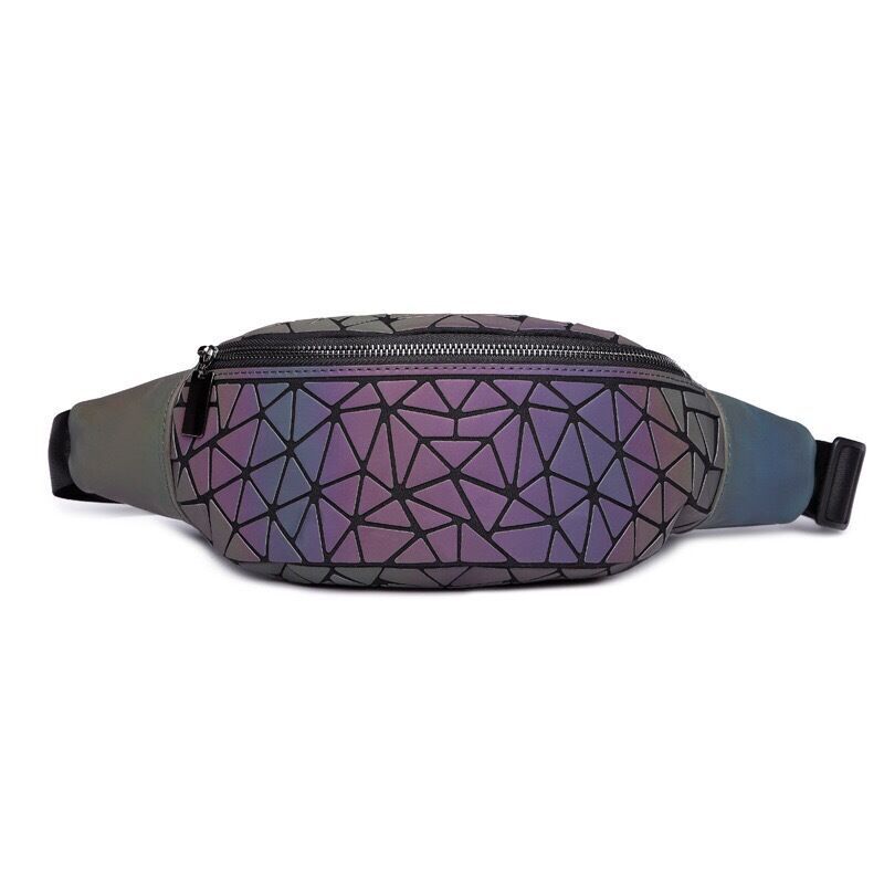 Buy Wholesale China Trade Assurance Hot Sale Glitter Luminous Bum Bag Girls  Waist Bag Shiny Neon Ladies Custom Geometric Holographic Fanny Pack & Fanny  Pack at USD 11.8