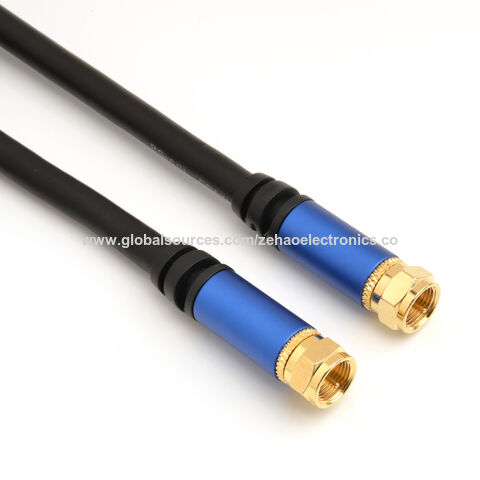 Buy Wholesale China Rg6 Digital Coaxial Audio Video Cable (male F Type  Connector, Triple Shielded)–coax Cable For Hdtv, Catv, Up To 30m & Rg6  Coaxial Cable at USD 5.99