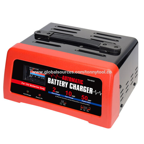 Chargeur de batterie Certified 10/2A avec démarrage 50 A