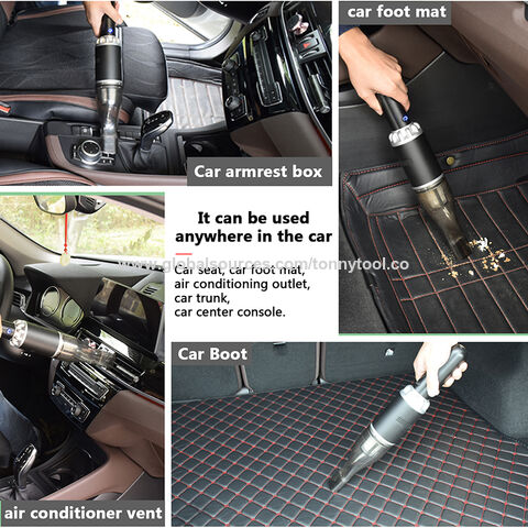 DC12V tragbarer Handstaubsauger für Autos, superstarke Saugkraft, Mini-Trocken- und Nassstaubsauger für Autos