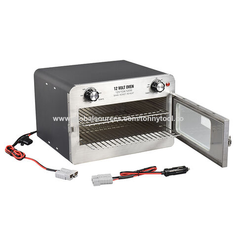 Buy Wholesale China Dc12v 120w Toaster Oven Stainless Steel Food Heater  Portable Microwave For Car/truck/camping & Toaster Oven at USD 74