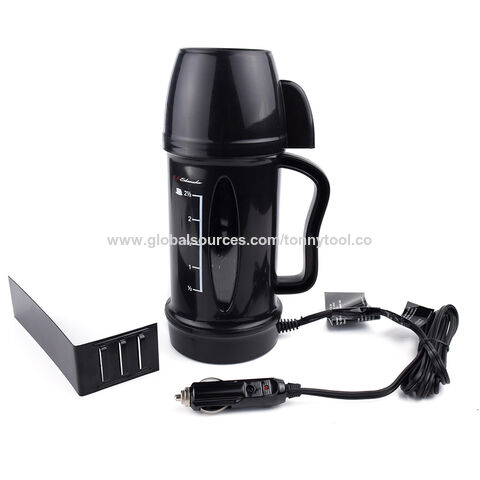 Buy Wholesale China 12v Car Heating Cup Car Heated Mug,stainless Steel  Travel Electric Insulated Heated Thermos Mug & Heating Cup at USD 12.65