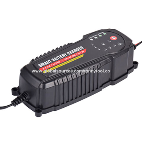 Buy Wholesale China High Quality Rechargeable Battery Charger,24v 12v 6a 8a  10a Intelligent Car Battery Charger & Battery Charger at USD 26