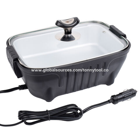 Buy Wholesale China Lunch Box Stove 12 V Portable Car Hot Food Warmer Heated  Electric Oven Camping & Lunch Box at USD 14.85