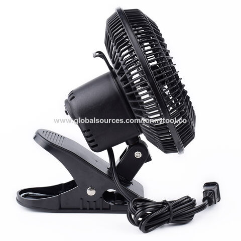 TONNY Konvertierbarer 6-Zoll-Tisch- & Mini-Clip-Ventilator, zwei leise Geschwindigkeiten, Tischventilatoren für den Haushalt mit 1,2 m Kabel