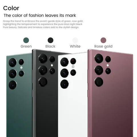 Telefone Móvel Original S23+ 5G GSM de Fábrica 8GB RAM 256GB Armazenamento Bateria 6800mAh Câmera 108MP Dual Standby Smart Device