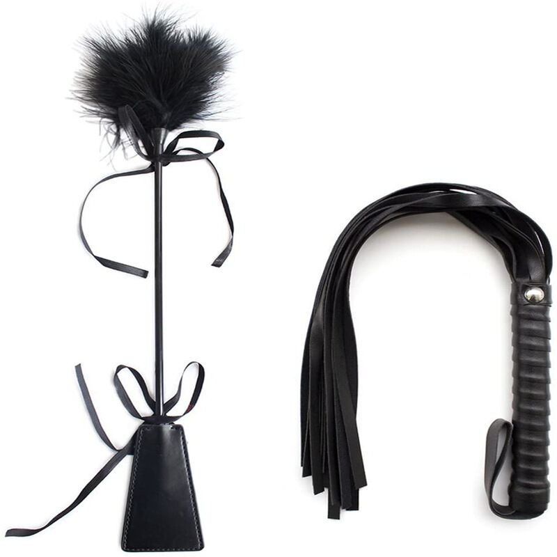 Plume Sensuelle Pour Couples - Jeu Érotique Flirt Noir