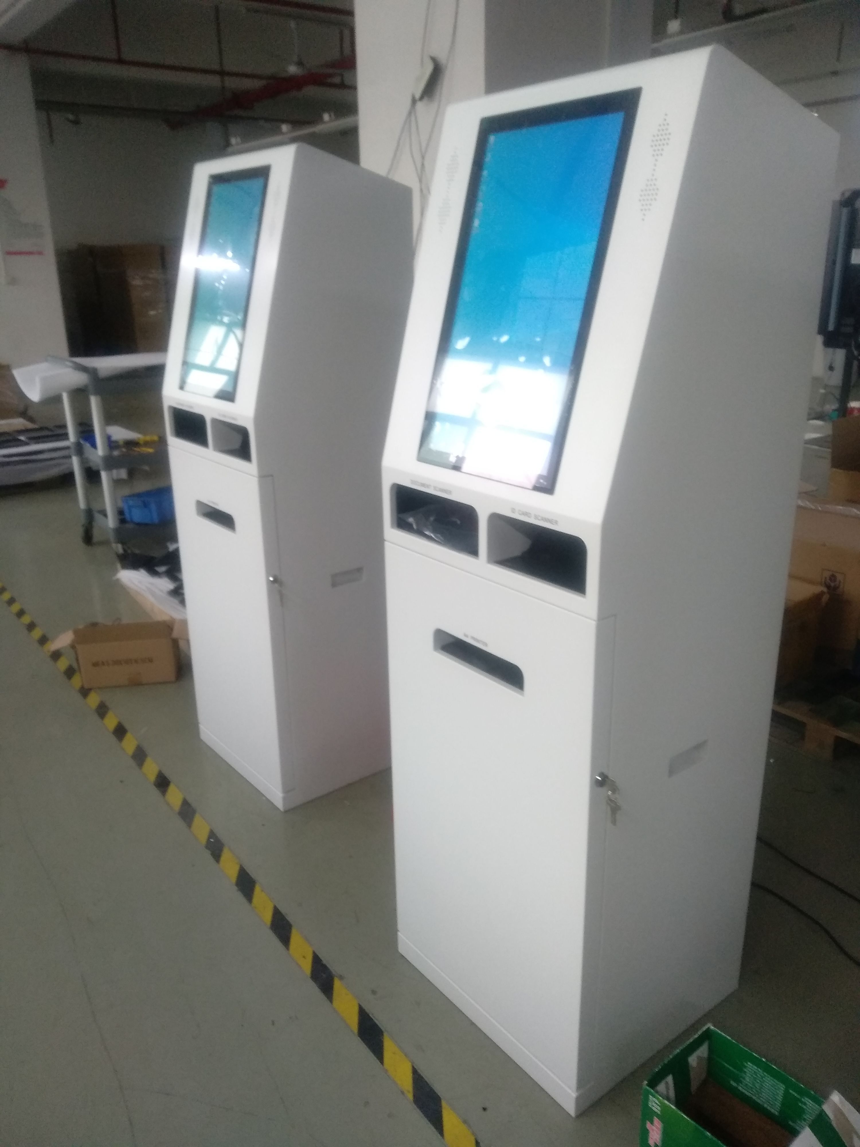 A4 Document Printing And Scanning Touchscreen Kiosk Supporting Id Card ...