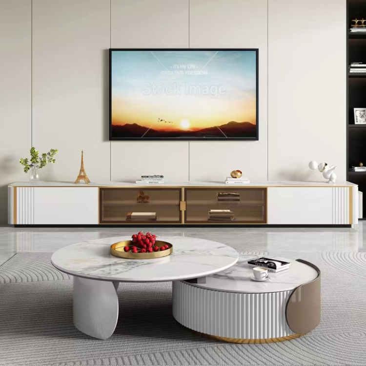 Buy Wholesale China Asia Style Tv Unit & Coffee Table Set Luxury Living