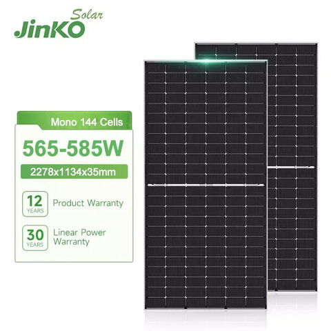 Panneau solaire Jinko à bas prix et haute efficacité 550 watts 540w 545w 550w monocristallin, panneaux solaires Jinko P-Type PV
