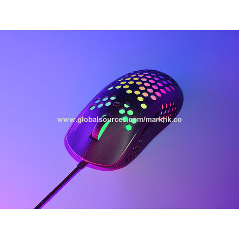 Souris gaming sans fil à deux modes LED RGB rétroéclairée MMO 9 Souris à  bouton programmable pour les joueurs de jeux informatiques