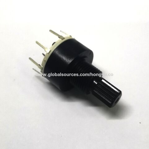 Rs16 16mm Mini Band Switch 10 Pin 1 2 Poles 8 Positions