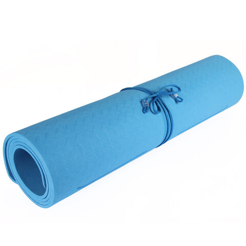 Wholesale Anti Slip Square Small Yoga Mat PU Rubber Meditation Mat