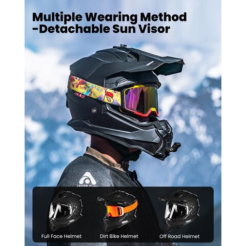 Dirt bike helmet face shield online