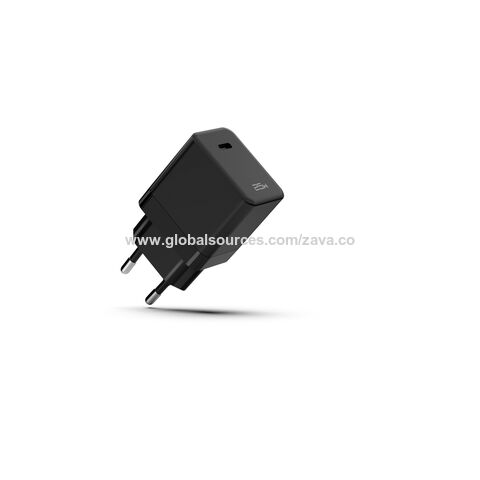 25W PPS USB-C PD Ladegerät, Schwarz, EU-Stecker, für iPhone, iPad, Handy - Schnellladung für Apple Geräte