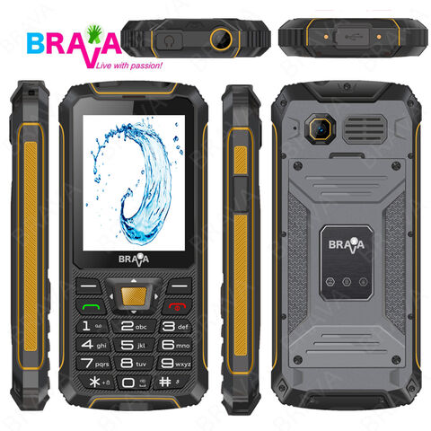 Téléphone Robuste Fiable 4G GSM IP68 avec Station d'accueil et SOS, OEM/ODM pour Extérieur et Tous